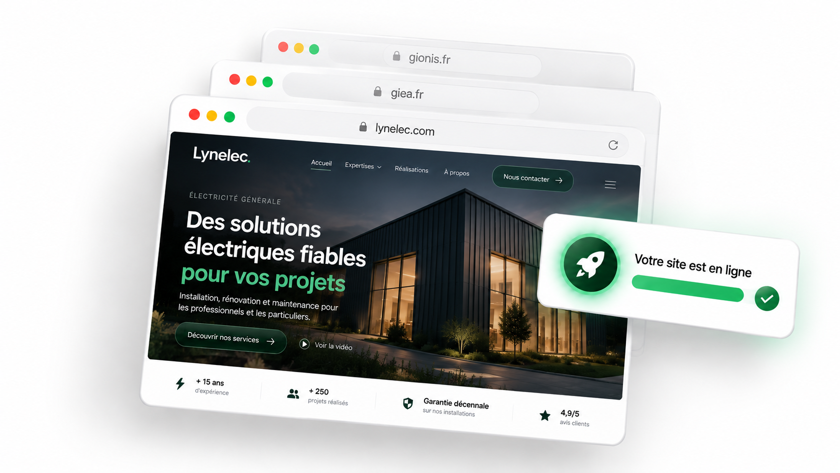 Site web mis en ligne